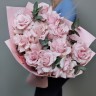 Розовый жемчуг Букет французских роз с доставкой в Ессентуках