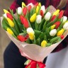Весенняя сказка №5 Нарядный букет тюльпанов с доставкой в Ессентуках