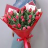 Солнце ясное Красные тюльпаны с доставкой в Ессентуках