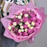 Букет кустовых роз Розовый шарм с доставкой в Ессентуках