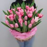 Тюльпаны в корзинке Прелесть  с доставкой в Ессентуках