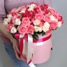 Розы в коробке Сладкая любовь с доставкой в Ессентуках