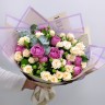 Приятное впечатление Букет кустовых роз с доставкой в Ессентуках