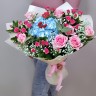 Модница Букет из роз и гортензий с доставкой в Ессентуках