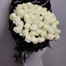 Букет белых роз премиум с доставкой в Ессентуках