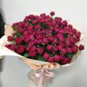 Букет красных пионовидных роз с доставкой в Ессентуках