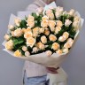 Солнечный день Кремовые кустовые розы с доставкой в Ессентуках